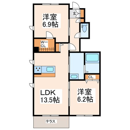 レガシーの物件間取画像